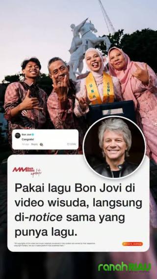 Bikin Heboh, Bon Jovi Ucapkan Congrats di Video Wisuda Mahasiswi Undip